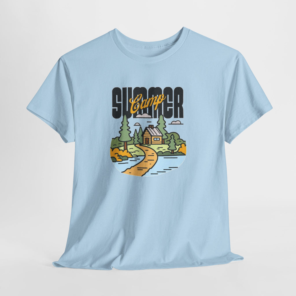 Summer Camp Tee — Retro Lakeside Cottage Graphic T-Shirt