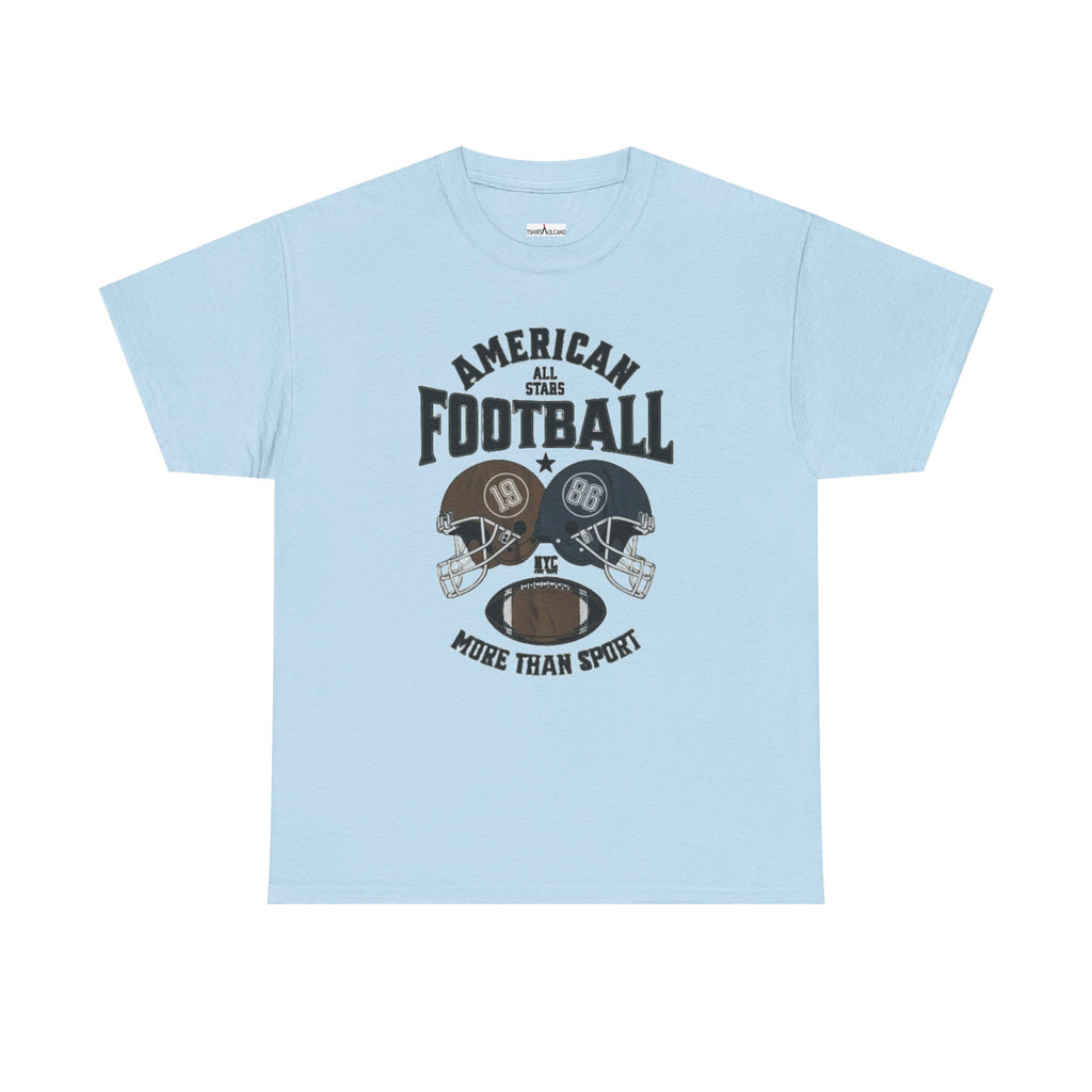 American Football Tee - "More Than Sport" Helmet Graphic T-Shirt