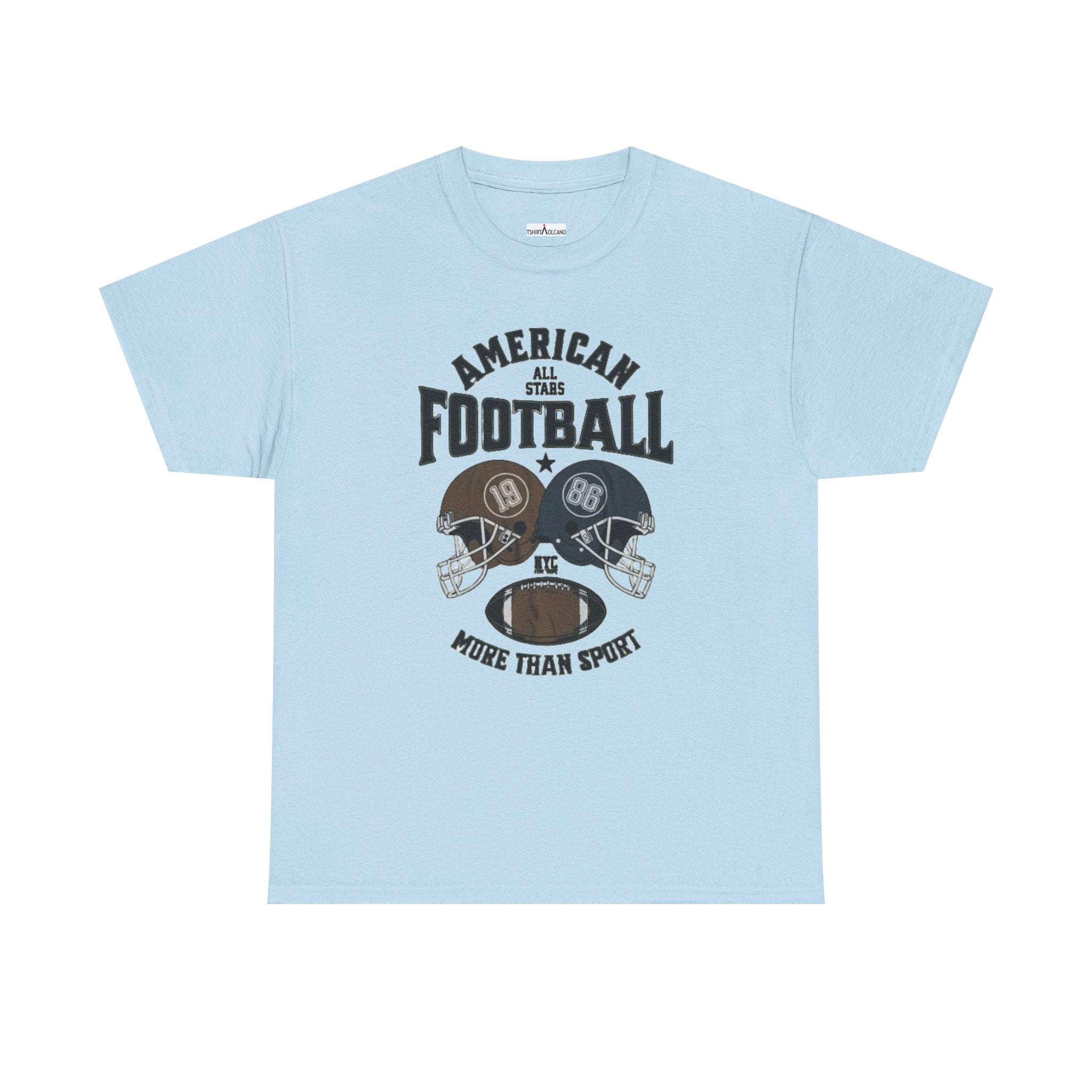 American Football Tee - "More Than Sport" Helmet Graphic T-Shirt