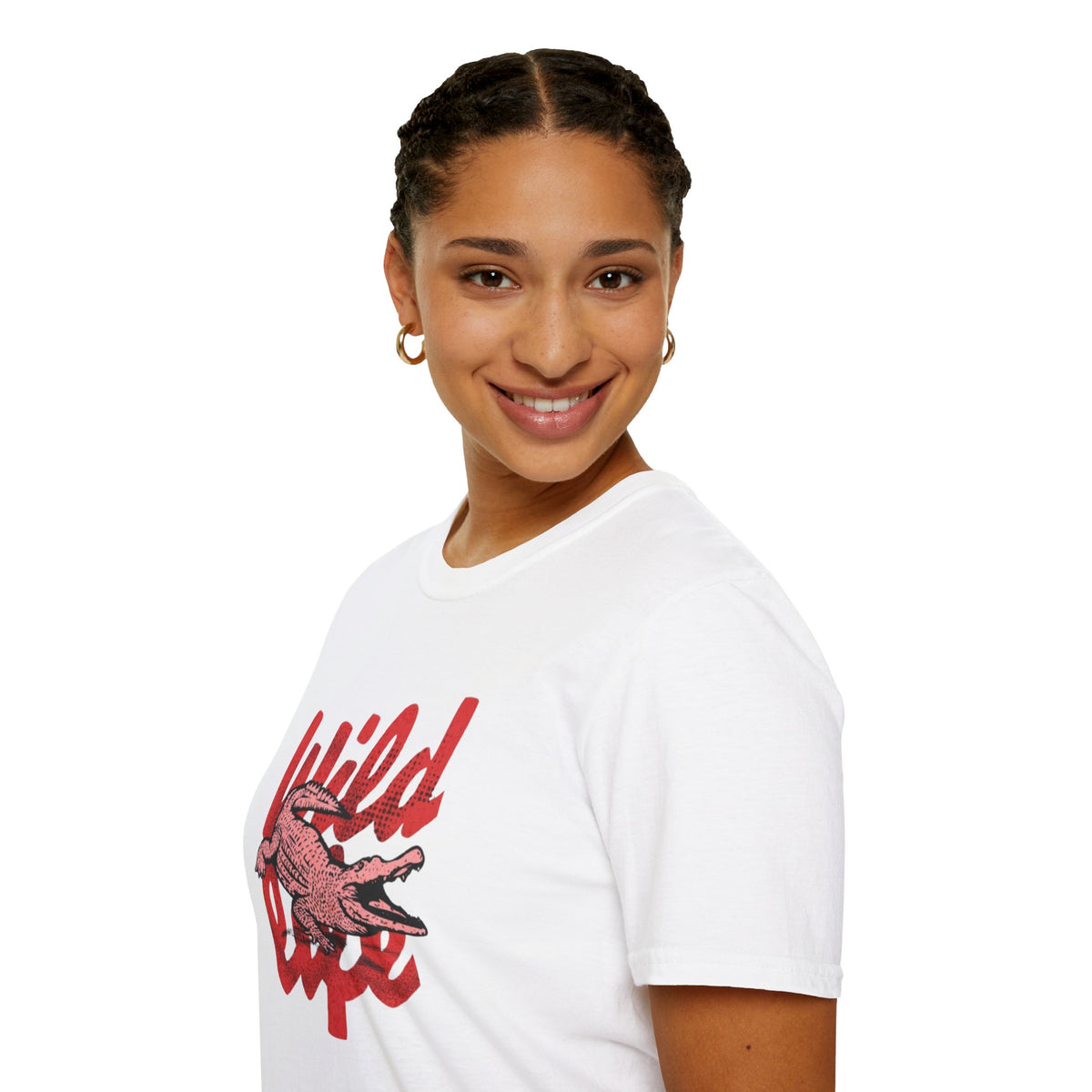 Wild Life Crocodile Graphic Unisex T-Shirt