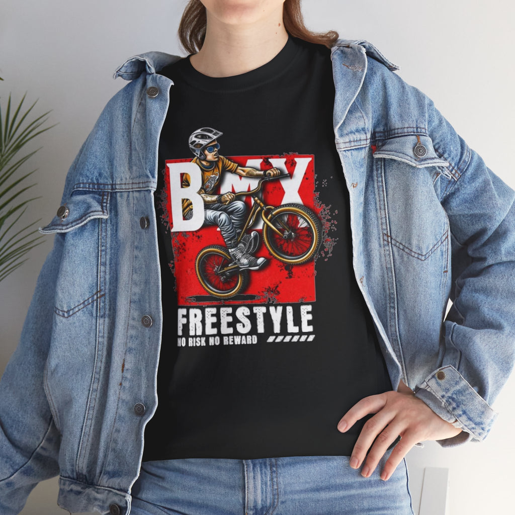 BMX Freestyle T-Shirt — Motocross Rider Graphic Tee