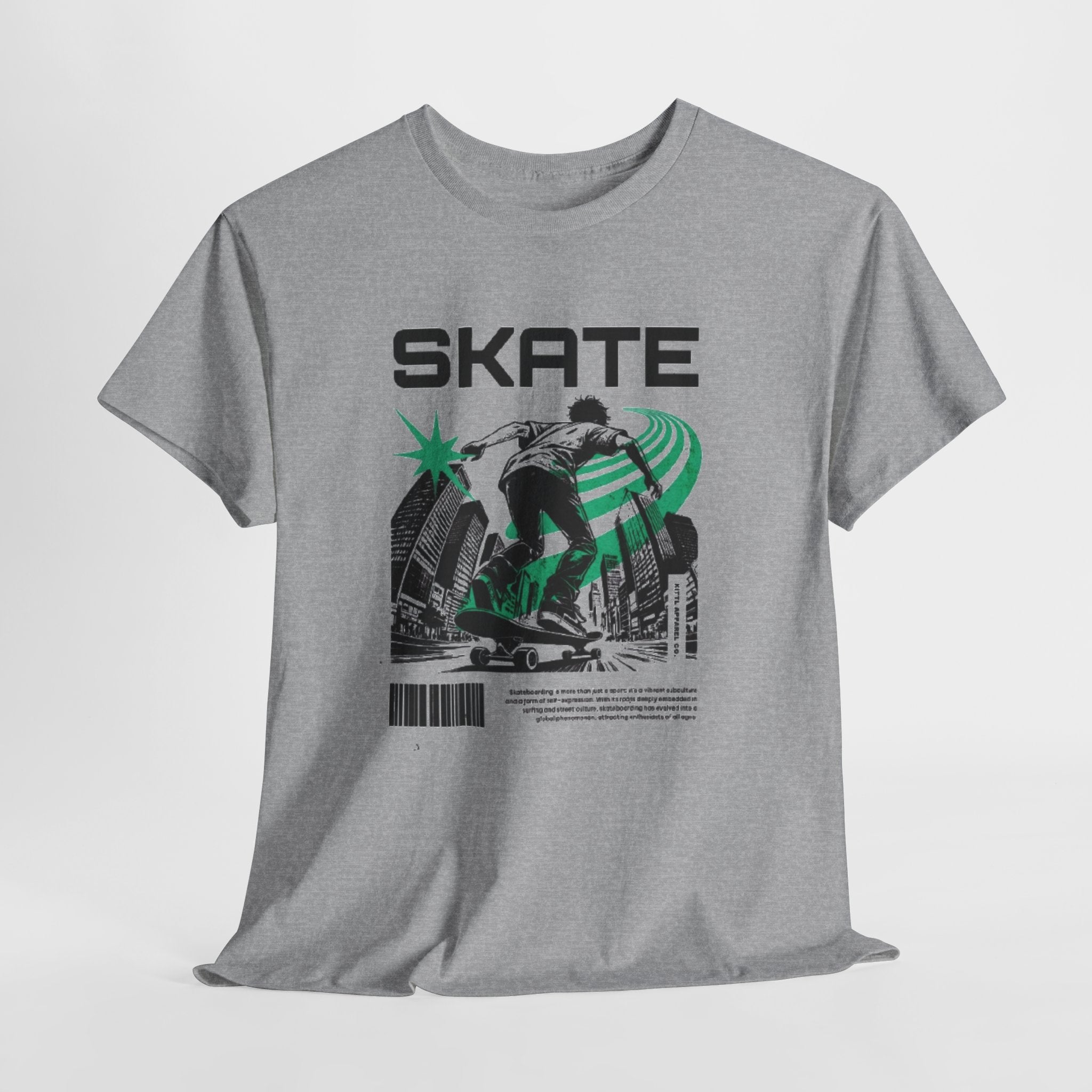 Skate Graphic T-Shirt — Retro Urban Skateboarding Tee