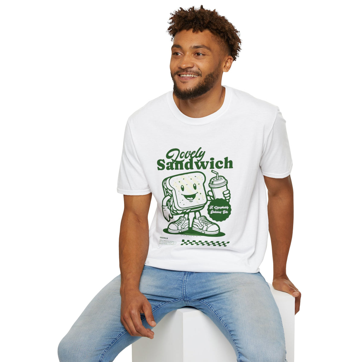 Lovely Sandwich Retro Graphic T-Shirt
