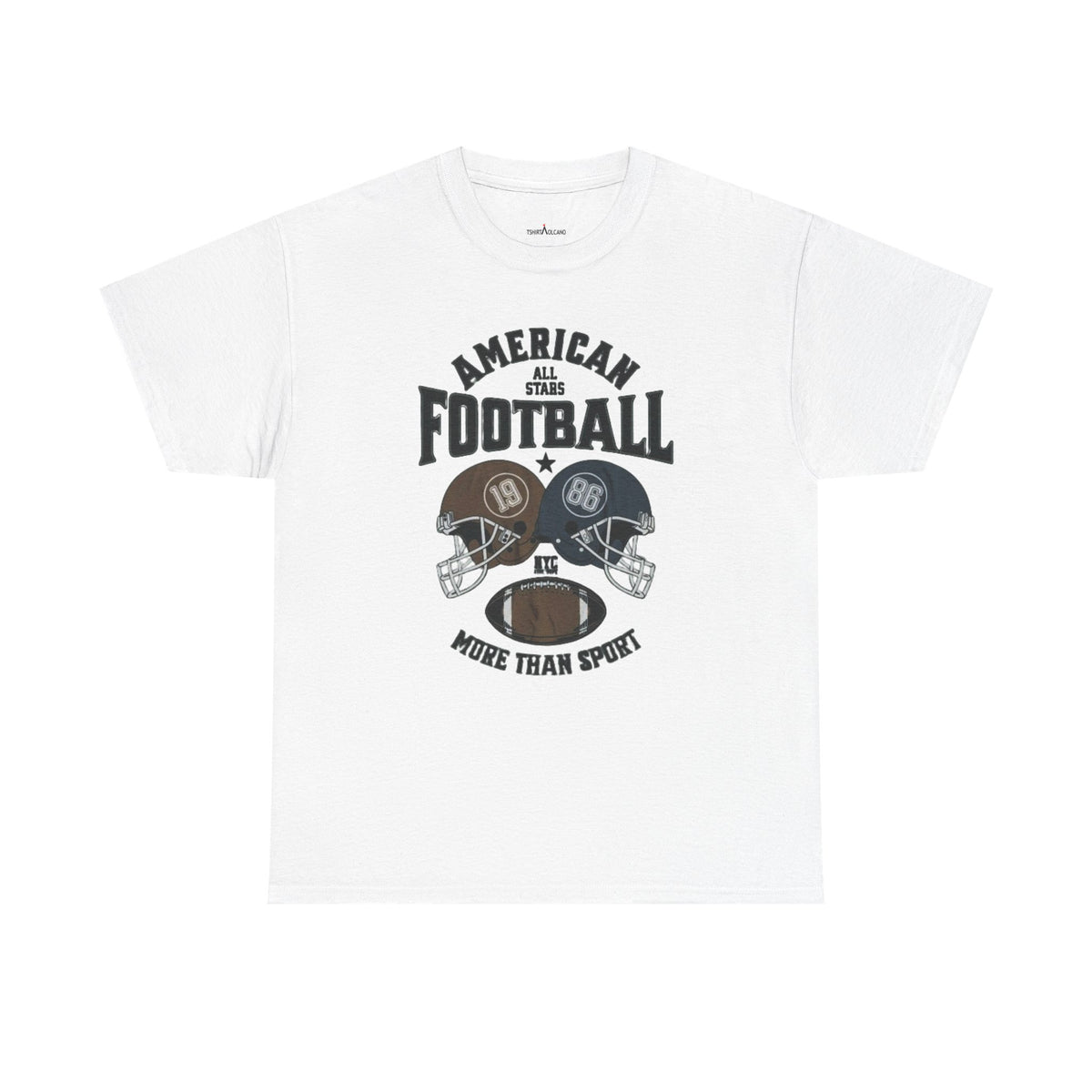 American Football Tee - "More Than Sport" Helmet Graphic T-Shirt