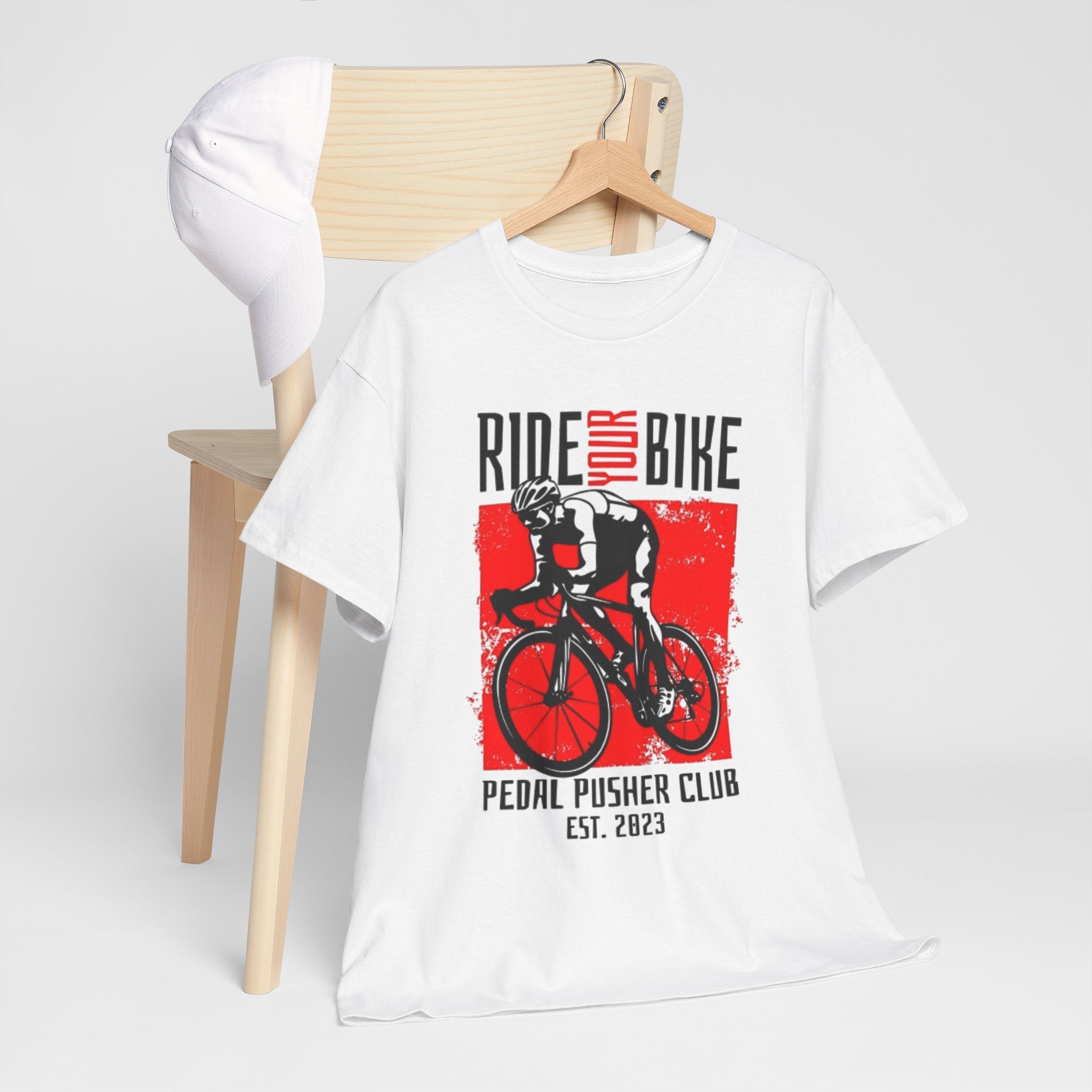 Ride Your Bike T-Shirt — Pedal Pusher Club Cycling Tee