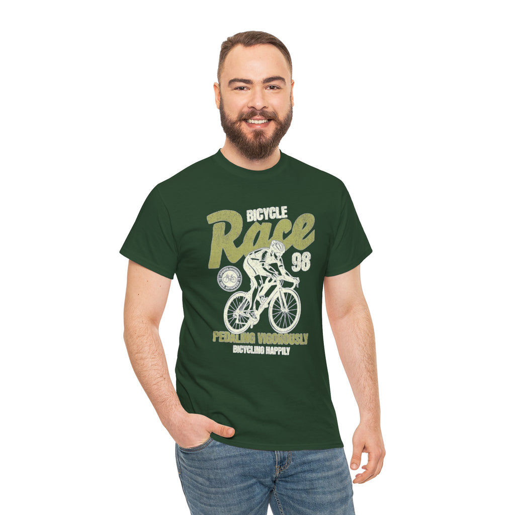 Bicycle Race 98 Vintage Cycling Tee — Retro Bike Rider Graphic T‑Shirt