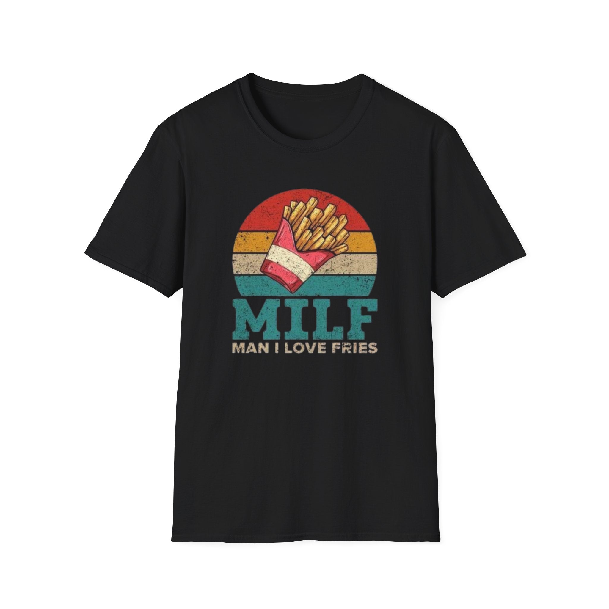 MILF T-Shirt — Retro "Man I Love Fries" Graphic Tee