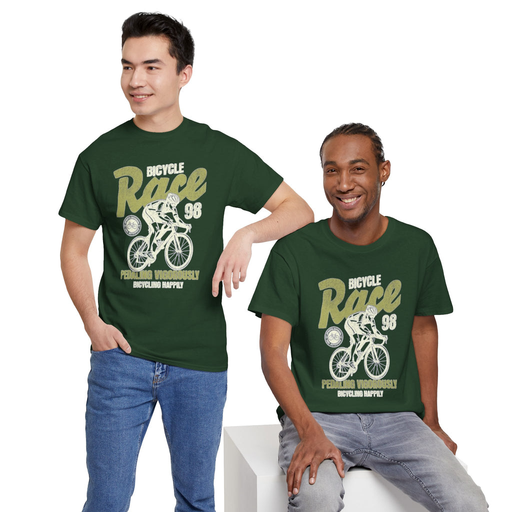 Bicycle Race 98 Vintage Cycling Tee — Retro Bike Rider Graphic T‑Shirt
