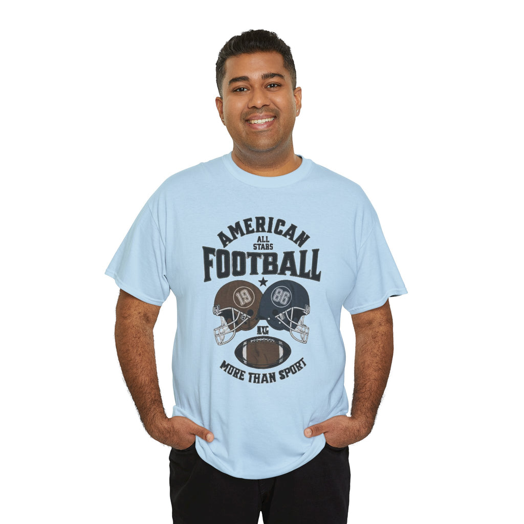American Football Tee - "More Than Sport" Helmet Graphic T-Shirt