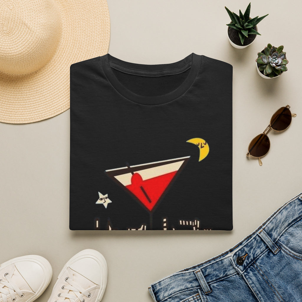 Manhattan Martini T-Shirt — NYC Skyline Cocktail Graphic Tee