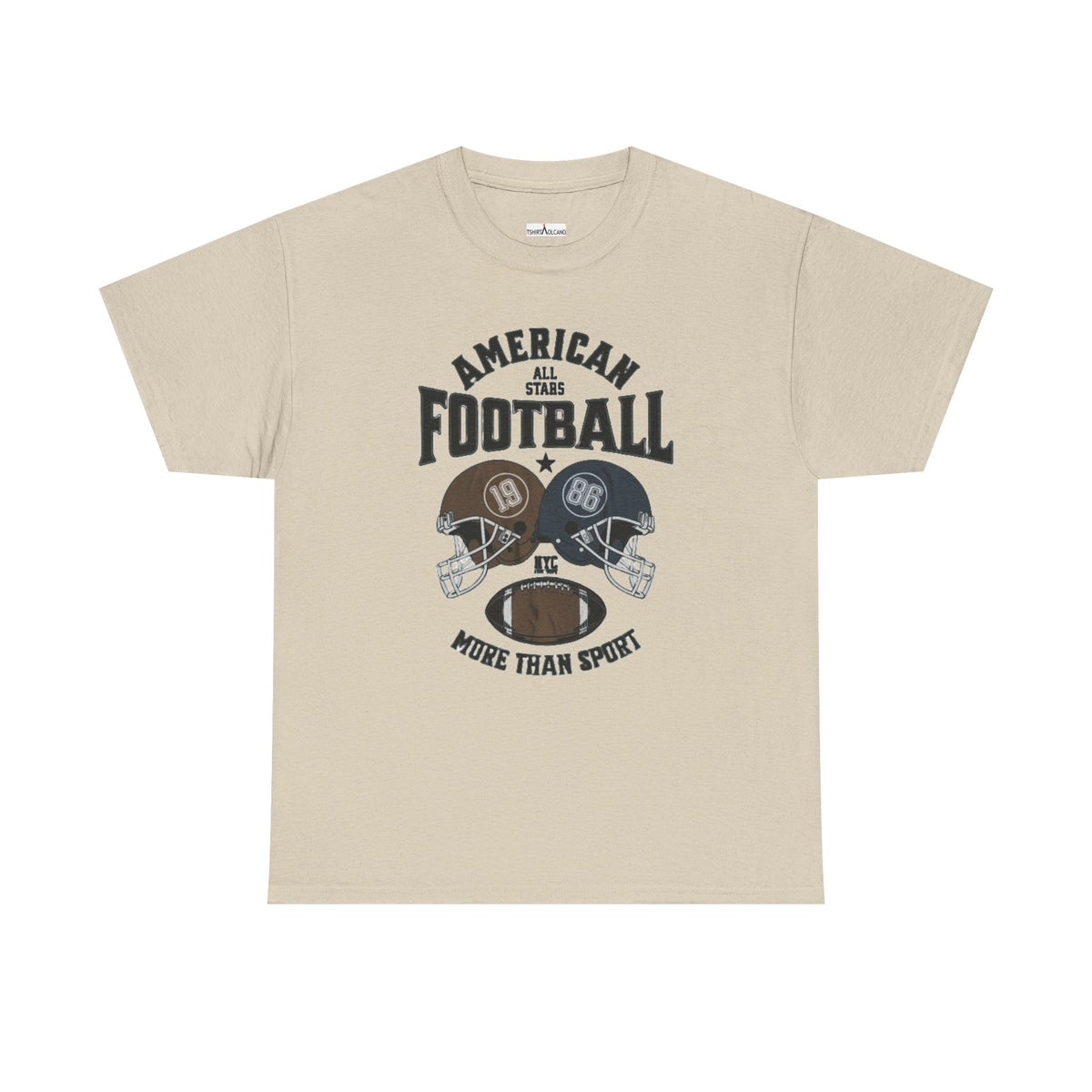 American Football Tee - "More Than Sport" Helmet Graphic T-Shirt