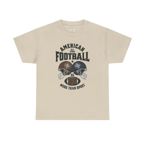 American Football Tee - "More Than Sport" Helmet Graphic T-Shirt