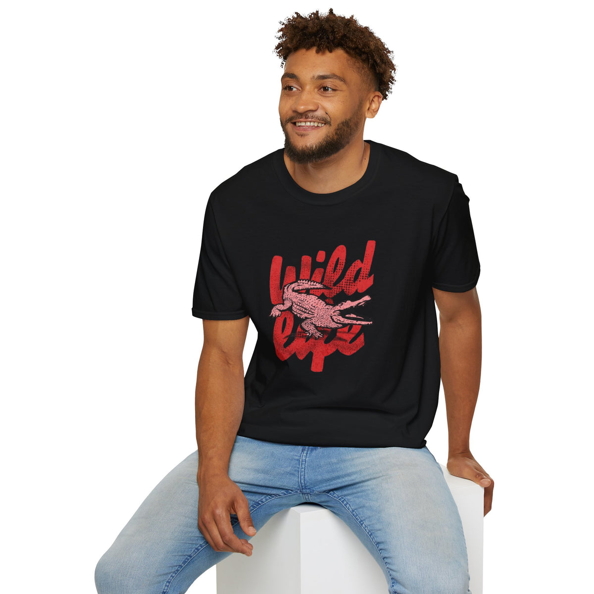 Wild Life Crocodile Graphic Unisex T-Shirt