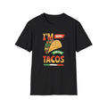 "I'm Here for the Tacos" Funny Taco Graphic Tee