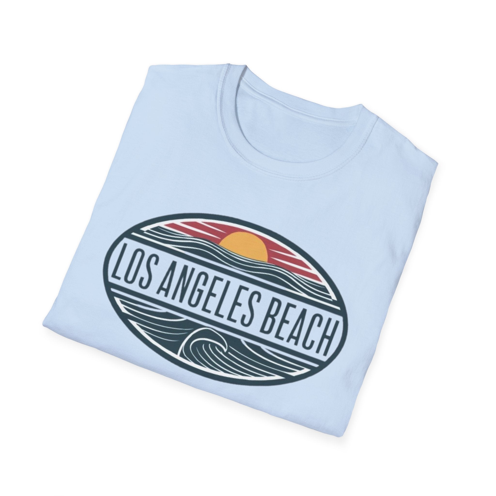 Los Angeles Beach T-Shirt — Retro Sunset Surf Graphic Tee