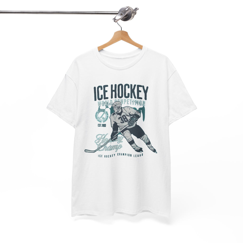 Ice Hockey Player Vintage Graphic Tee