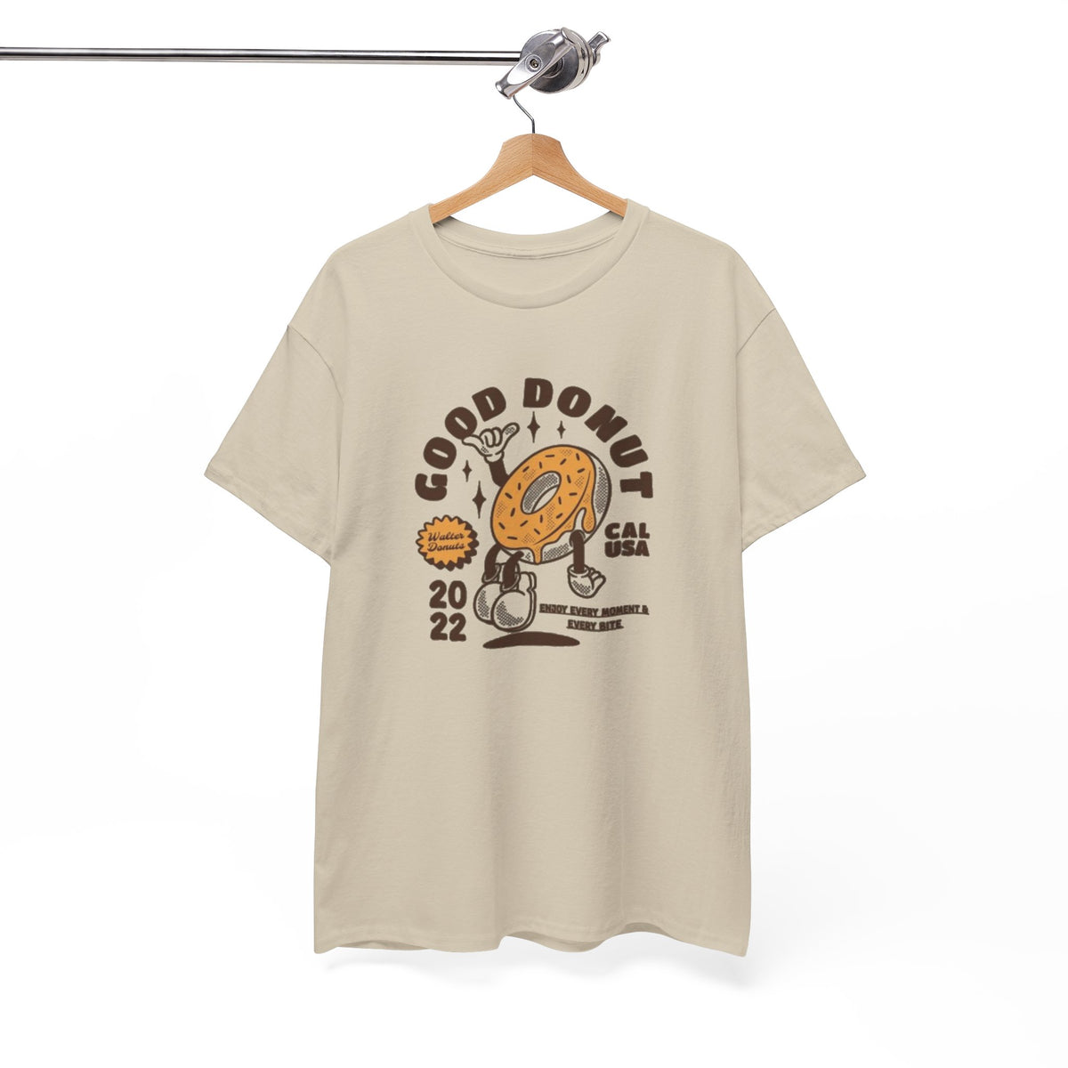 Donut Shop Tee — "Good Donut" Retro Cartoon Shirt