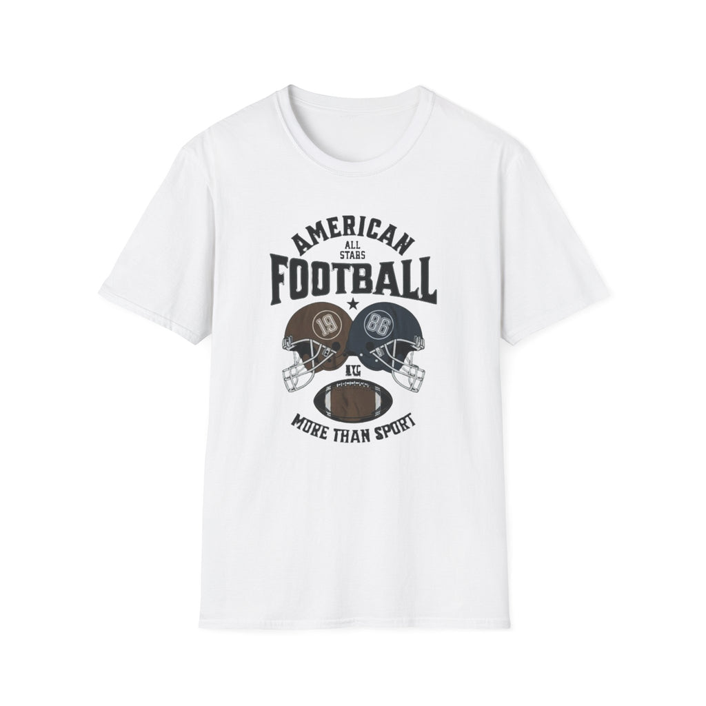 Football Helmet T-Shirt — "American All Stars Football" Vintage Sports Tee