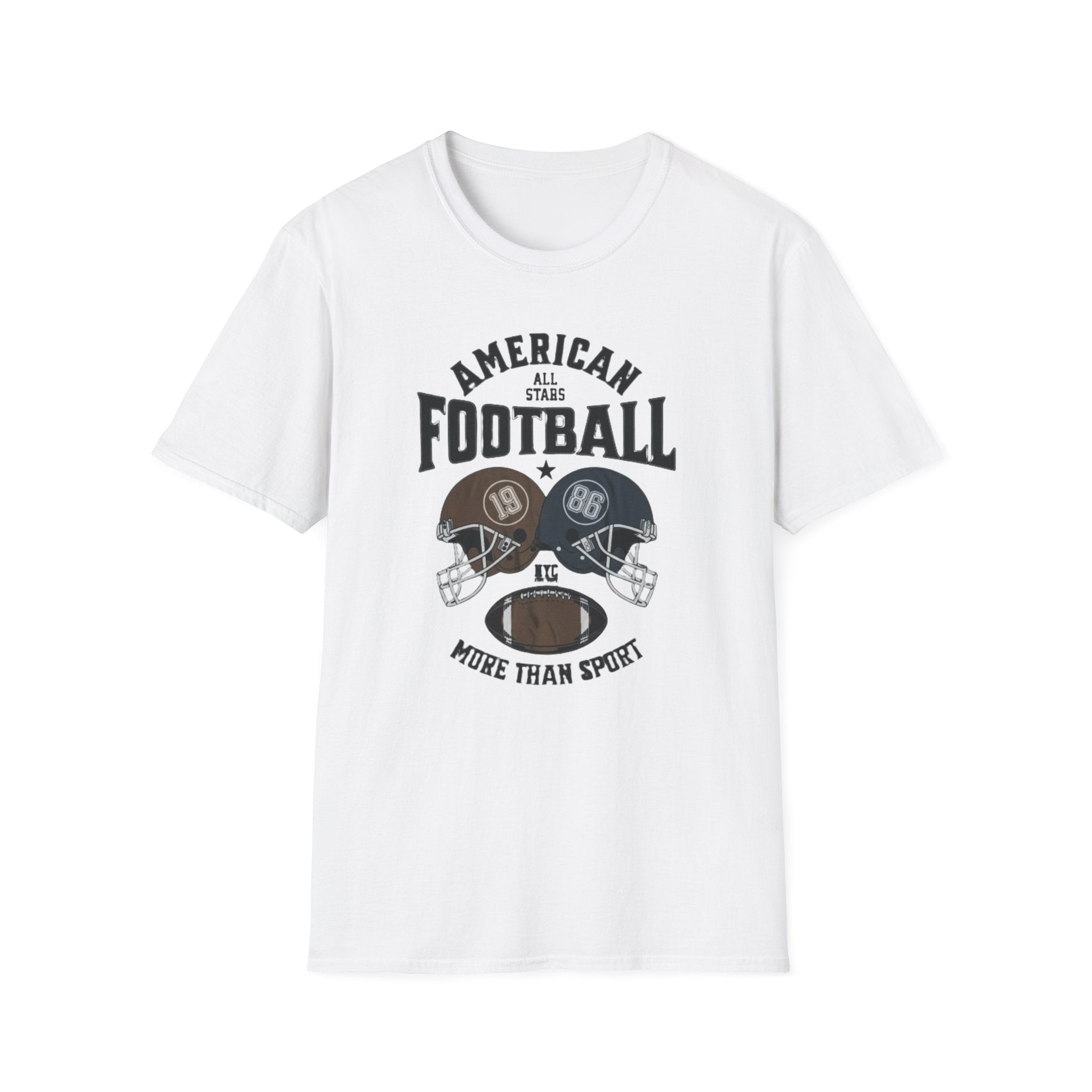Football Helmet T-Shirt — "American All Stars Football" Vintage Sports Tee