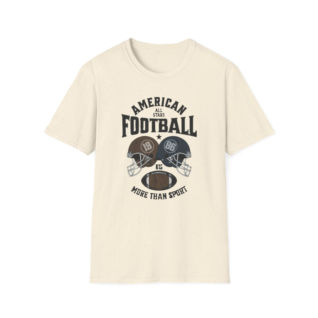 Football Helmet T-Shirt — "American All Stars Football" Vintage Sports Tee