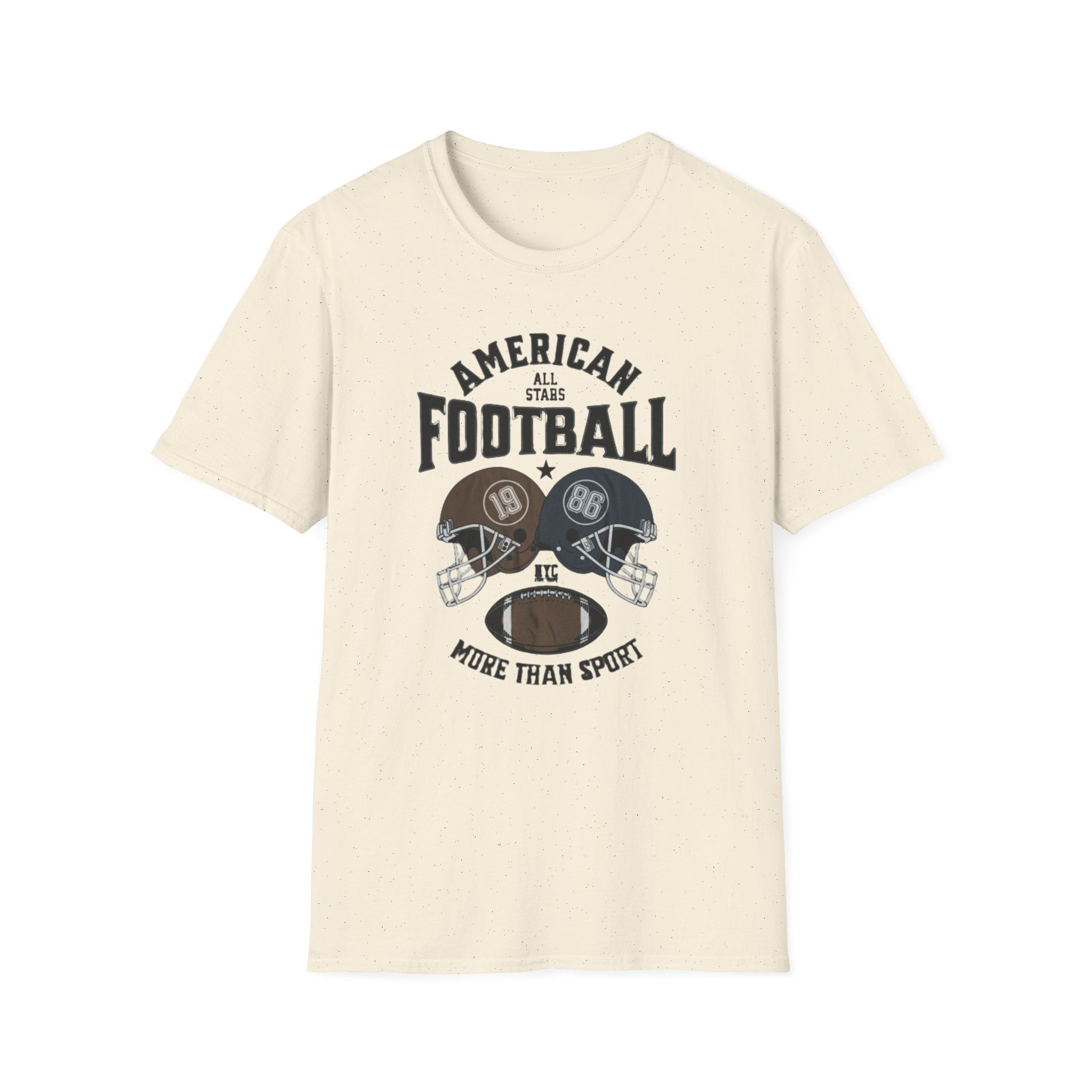 Football Helmet T-Shirt — "American All Stars Football" Vintage Sports Tee