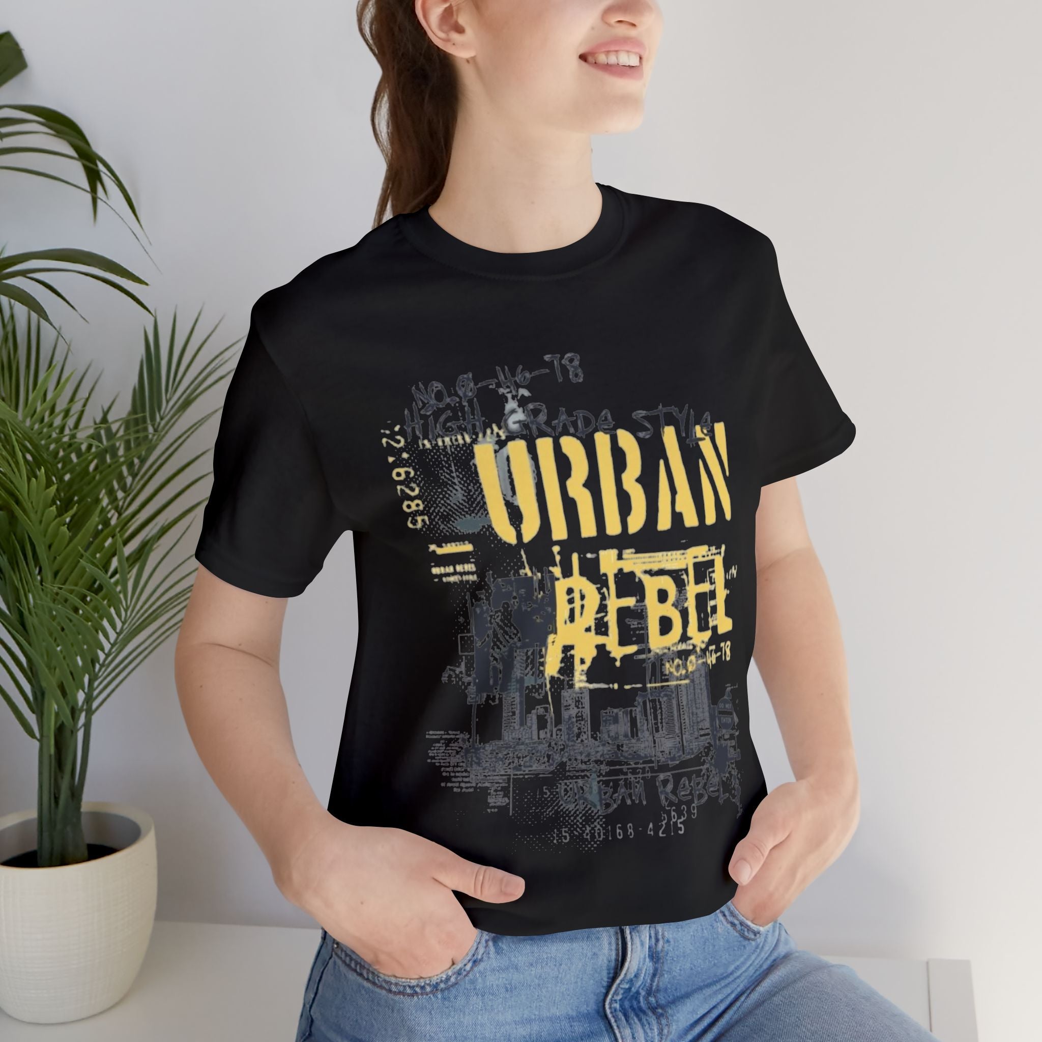 Urban Rebel Graphic Tee — Distressed Streetwear Style T-Shirt