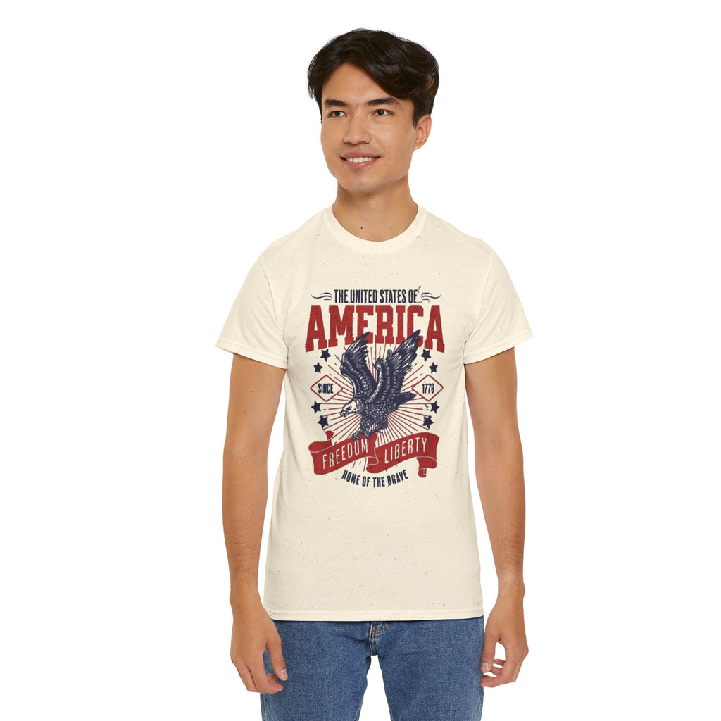 America Eagle T-Shirt — Freedom & Liberty Patriotic Tee