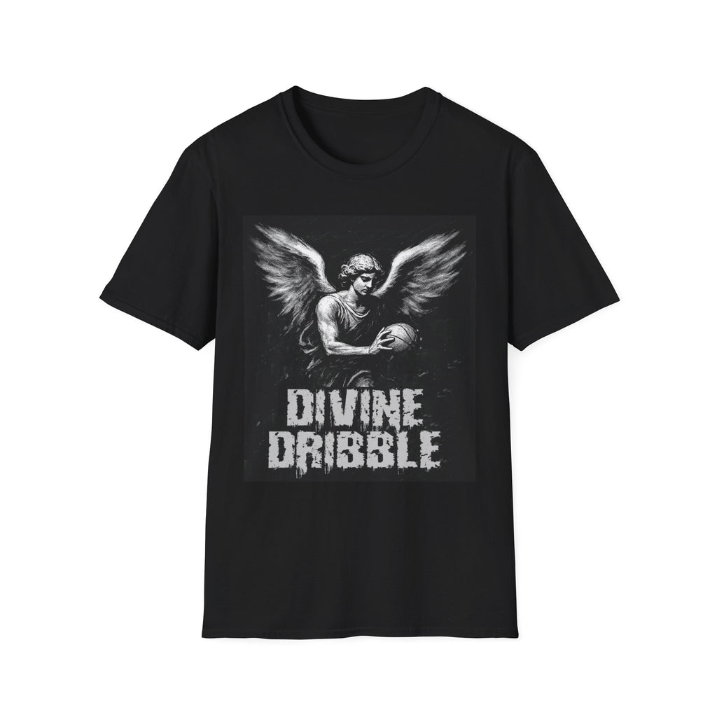 Divine Dribble Angel Basketball Unisex T-Shirt