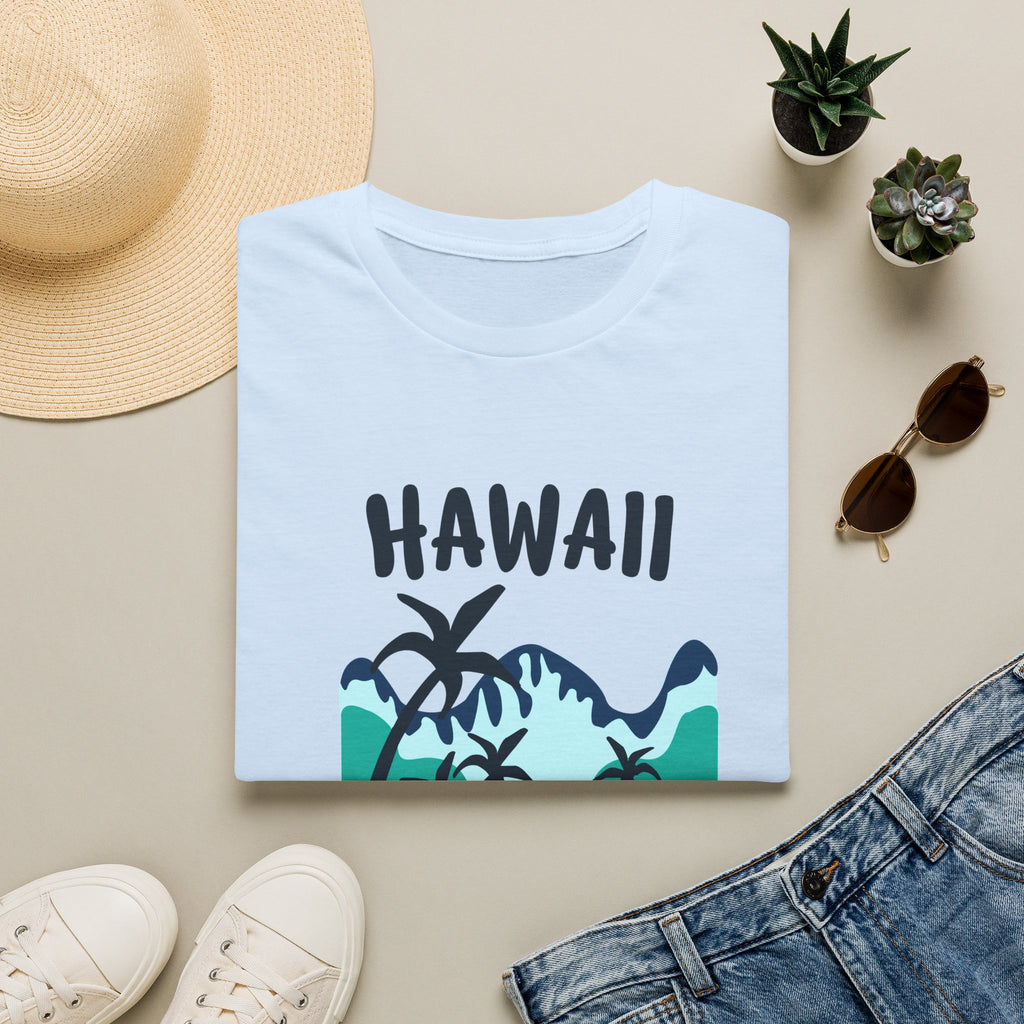 Hawaii Palm Beach T-Shirt — Tropical Sunset Graphic Tee