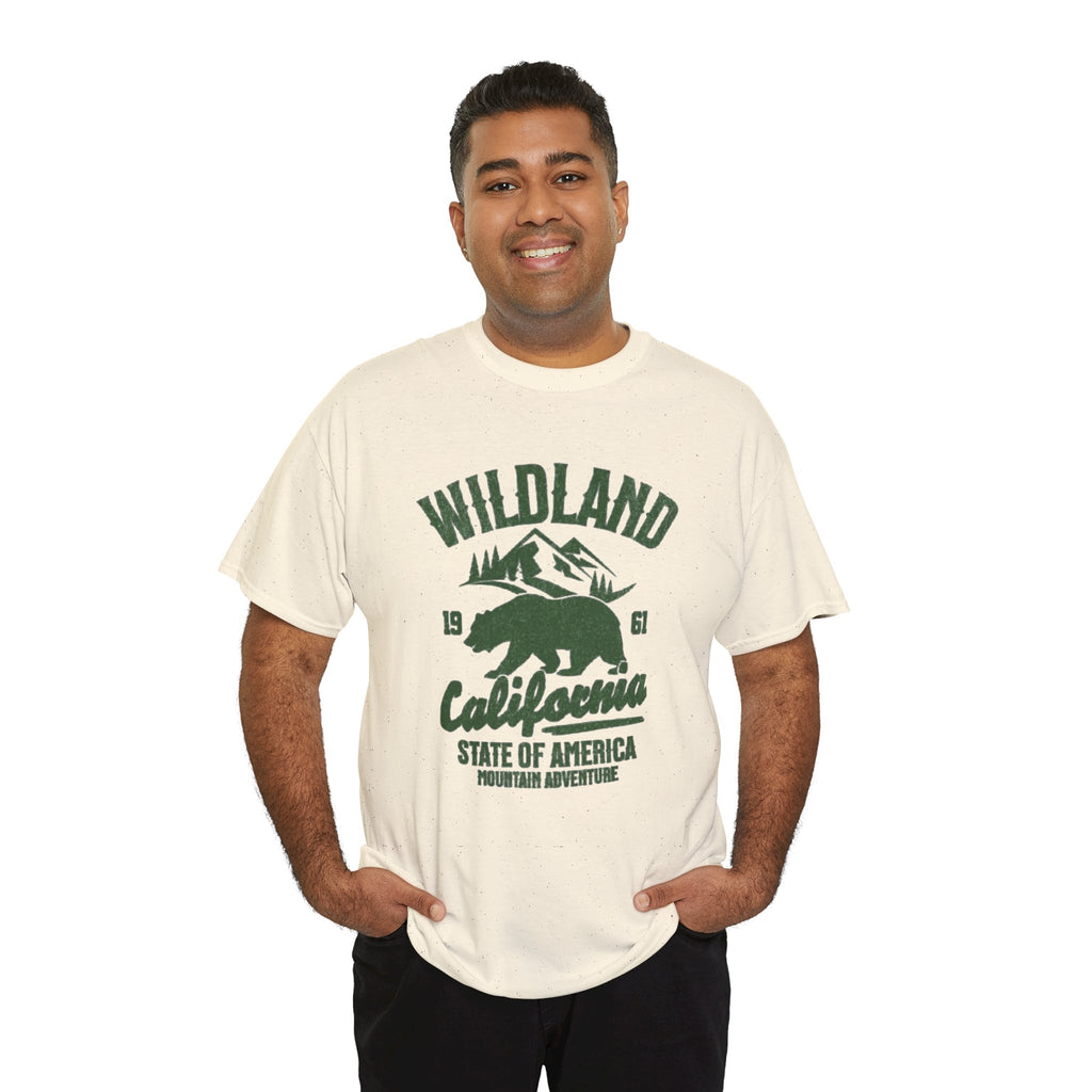 Wildland California Bear Outdoor Adventure Unisex Tee