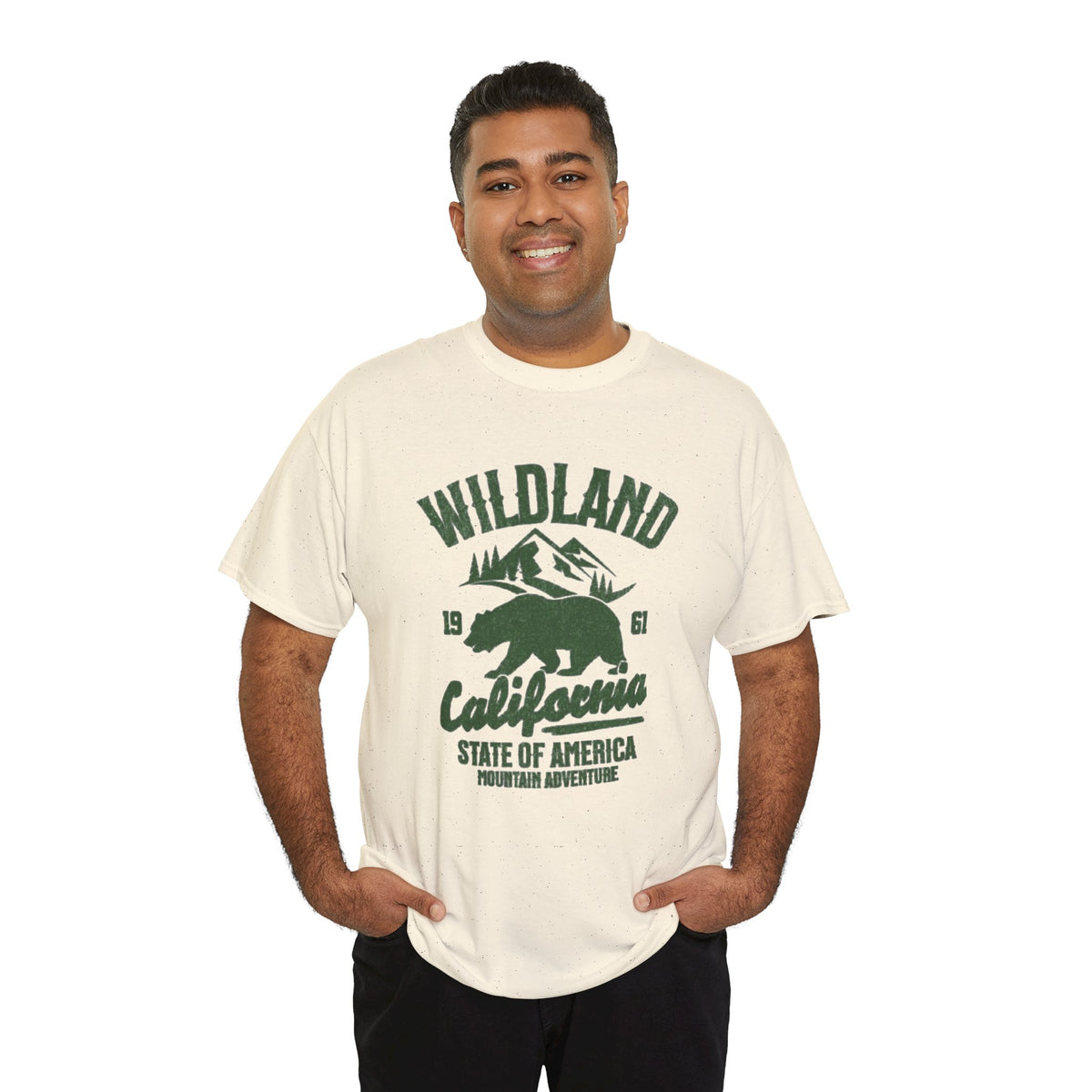 Wildland California Bear Outdoor Adventure Unisex Tee