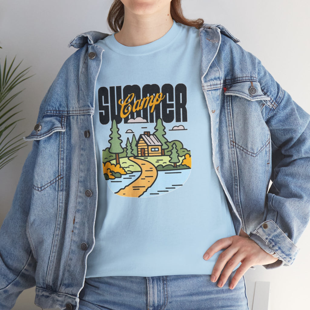 Summer Camp Tee — Retro Lakeside Cottage Graphic T-Shirt