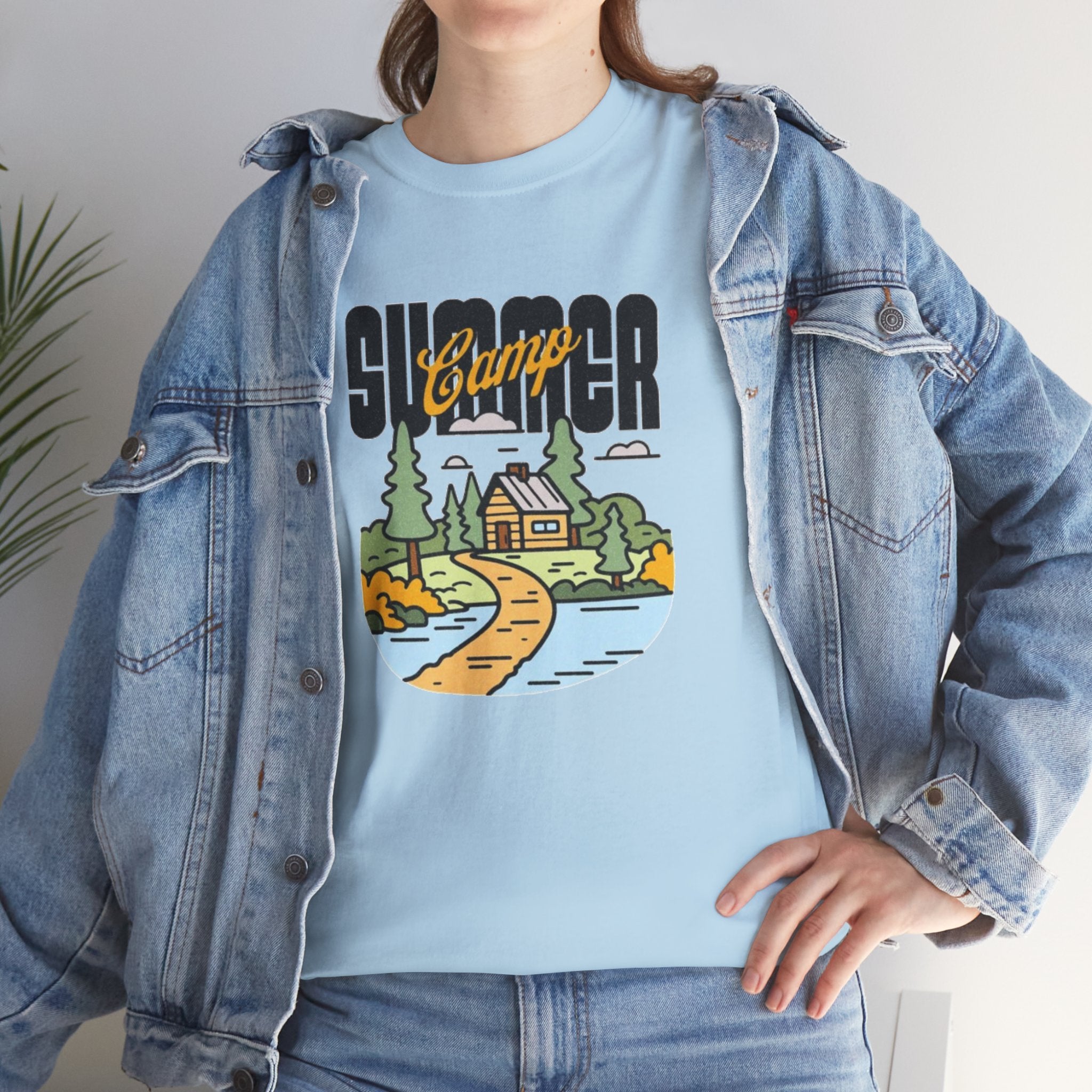 Summer Camp Tee — Retro Lakeside Cottage Graphic T-Shirt
