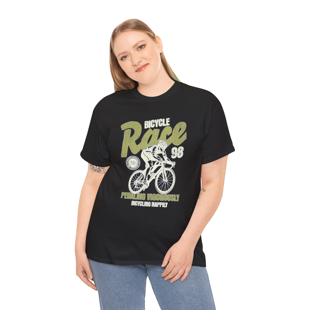 Bicycle Race 98 Vintage Cycling Tee — Retro Bike Rider Graphic T‑Shirt