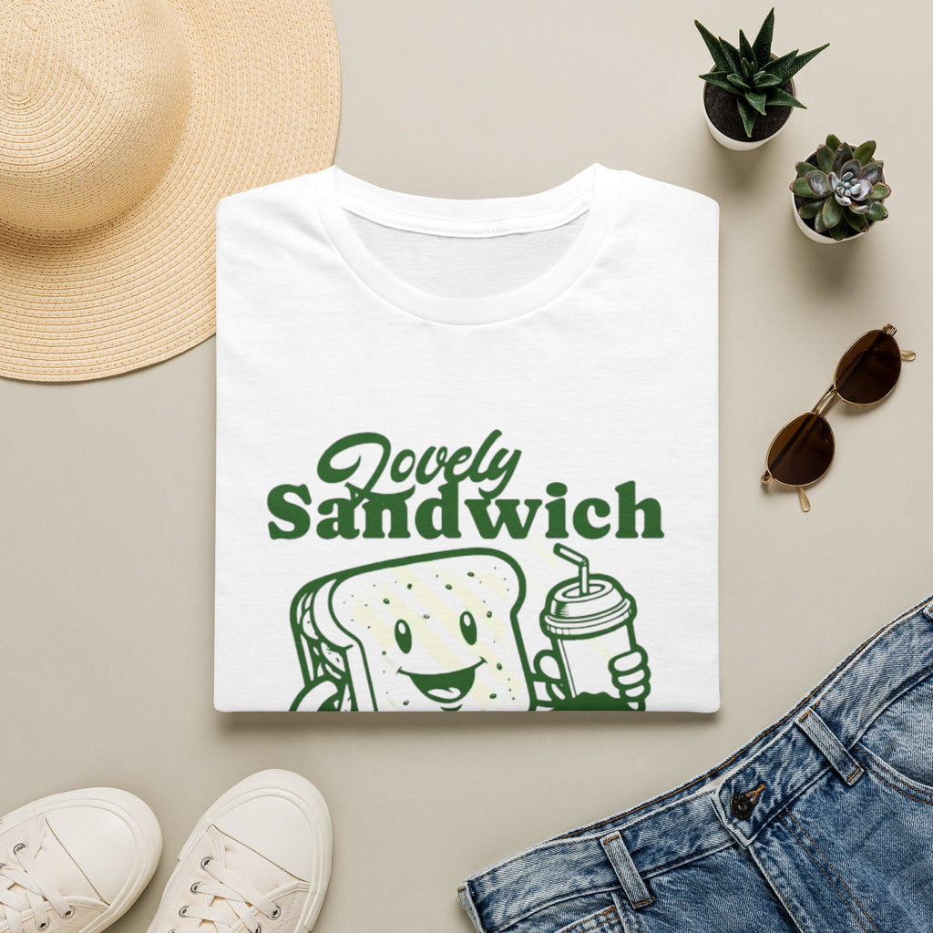 Lovely Sandwich Retro Graphic T-Shirt