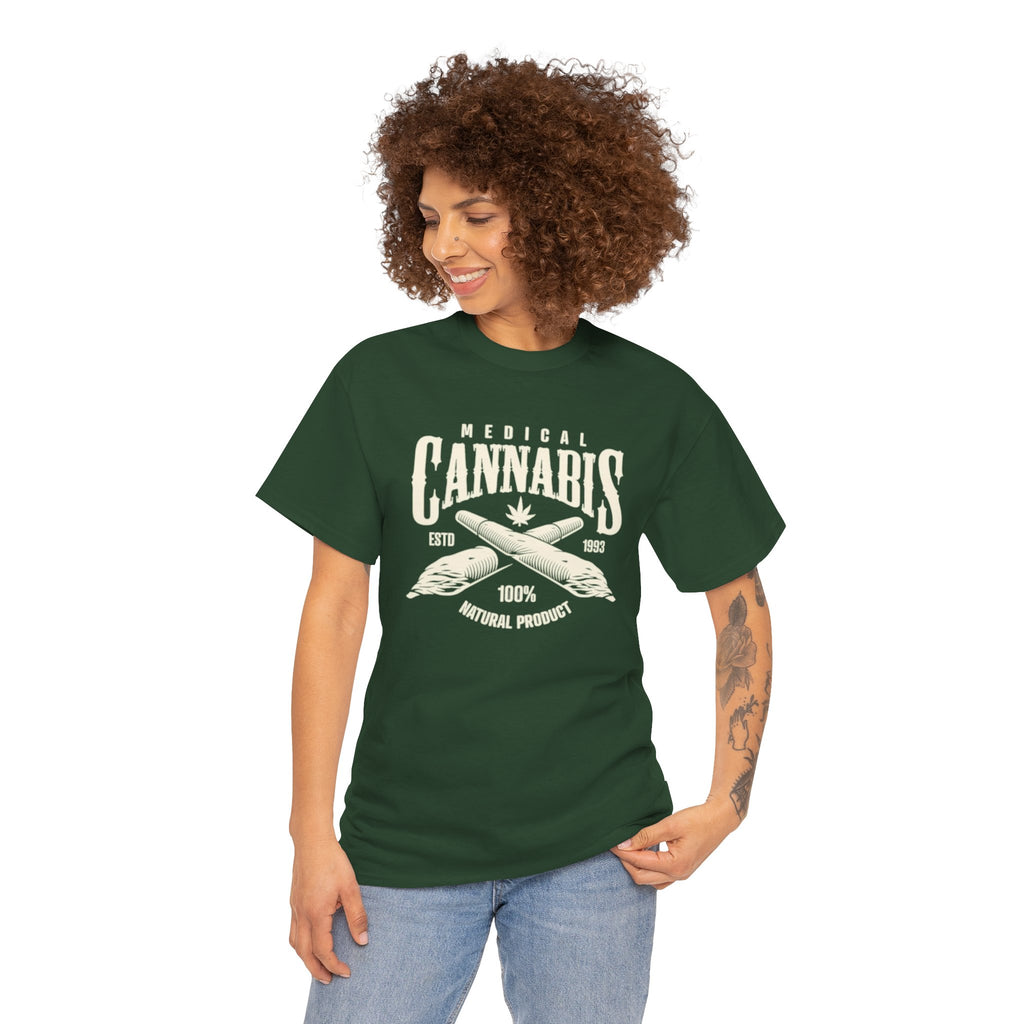 Medical Cannabis T-Shirt — 100% Natural Product Vintage Herb Tee