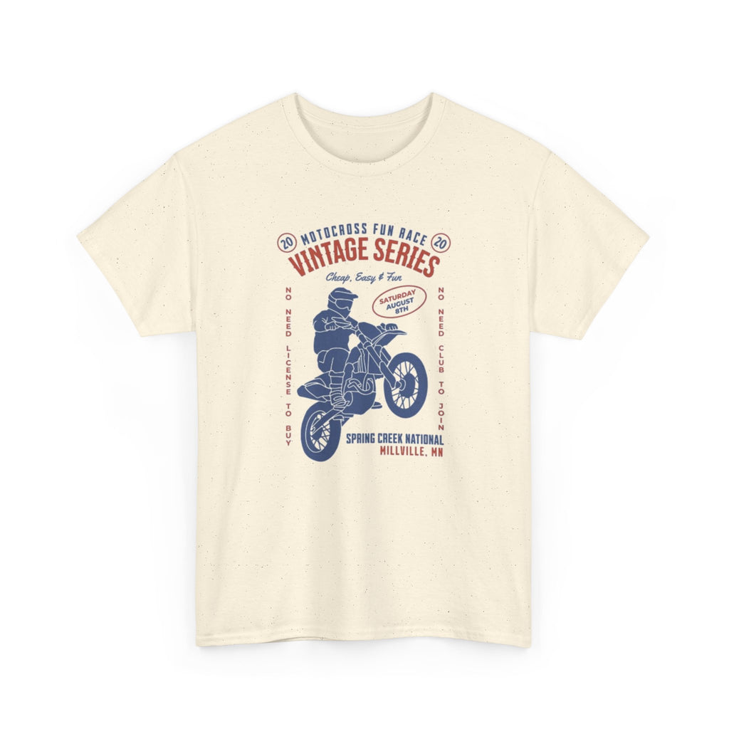 Vintage Motorcycle Tee — "Vintage Series" Dirt Bike Graphic Shirt
