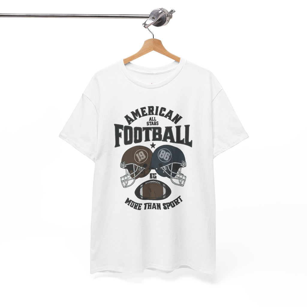 American Football Tee - "More Than Sport" Helmet Graphic T-Shirt