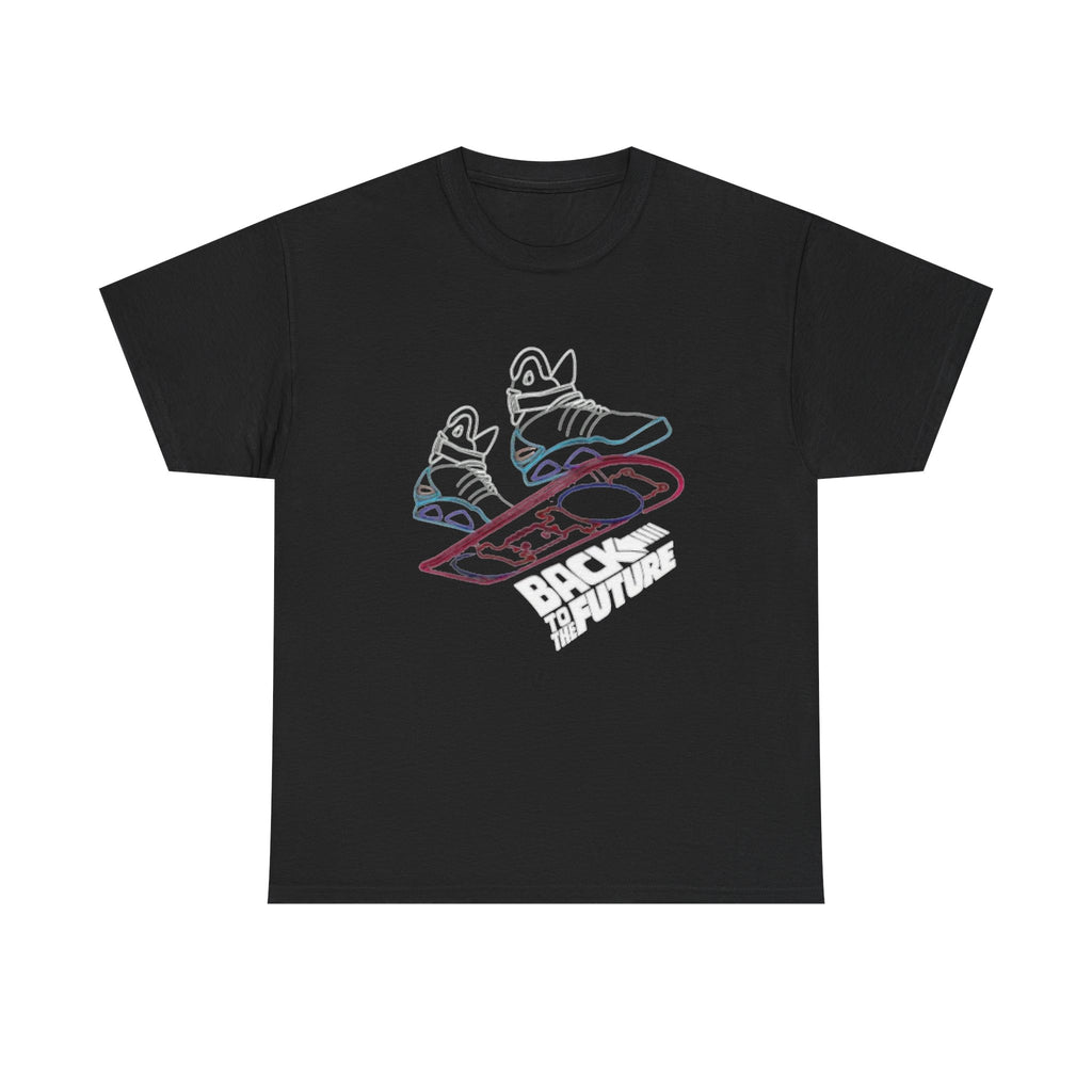 Back to the Future Hoverboard T-Shirt — Retro 80s Skate Sneaker Graphic Tee