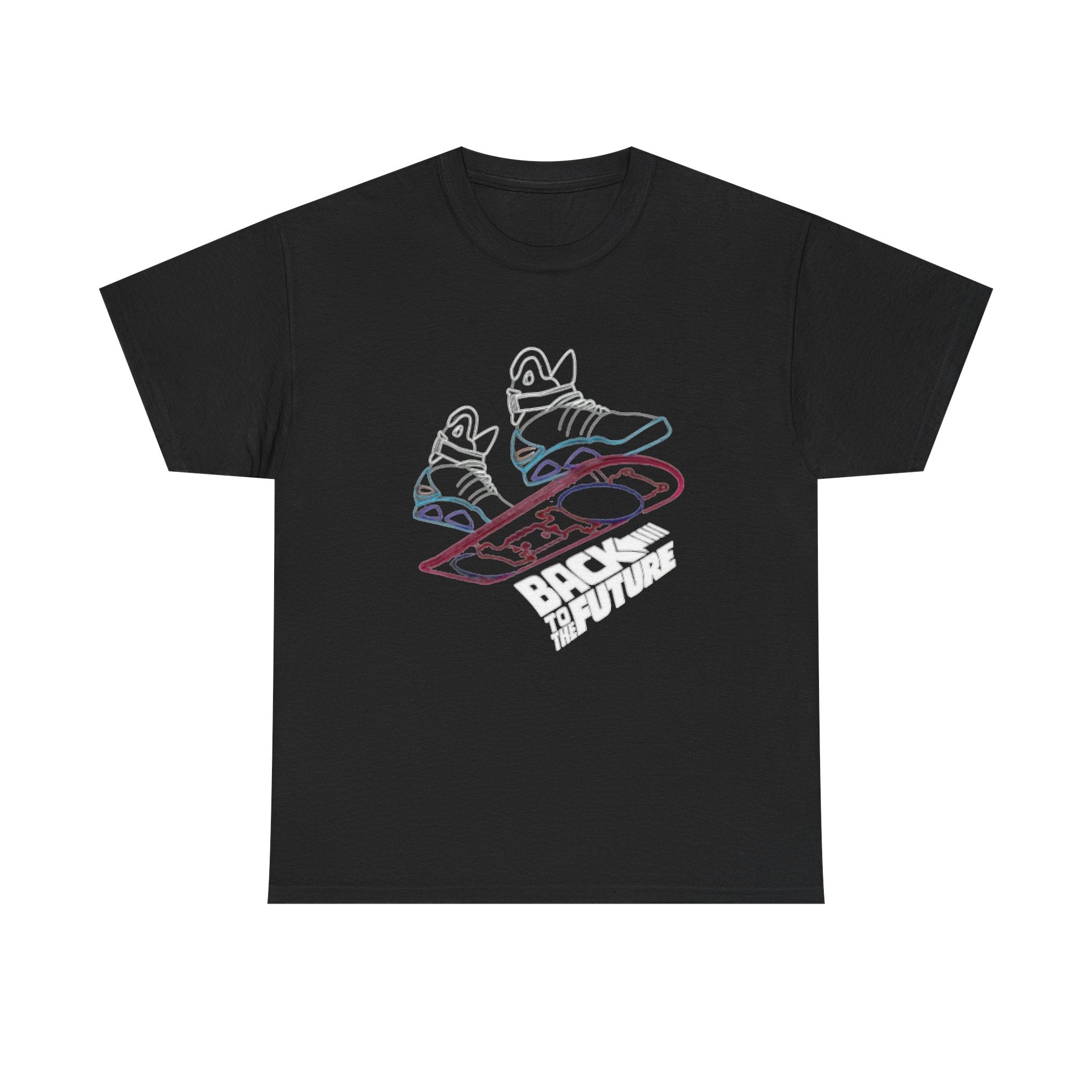 Back to the Future Hoverboard T-Shirt — Retro 80s Skate Sneaker Graphic Tee