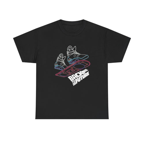 Back to the Future Hoverboard T-Shirt — Retro 80s Skate Sneaker Graphic Tee