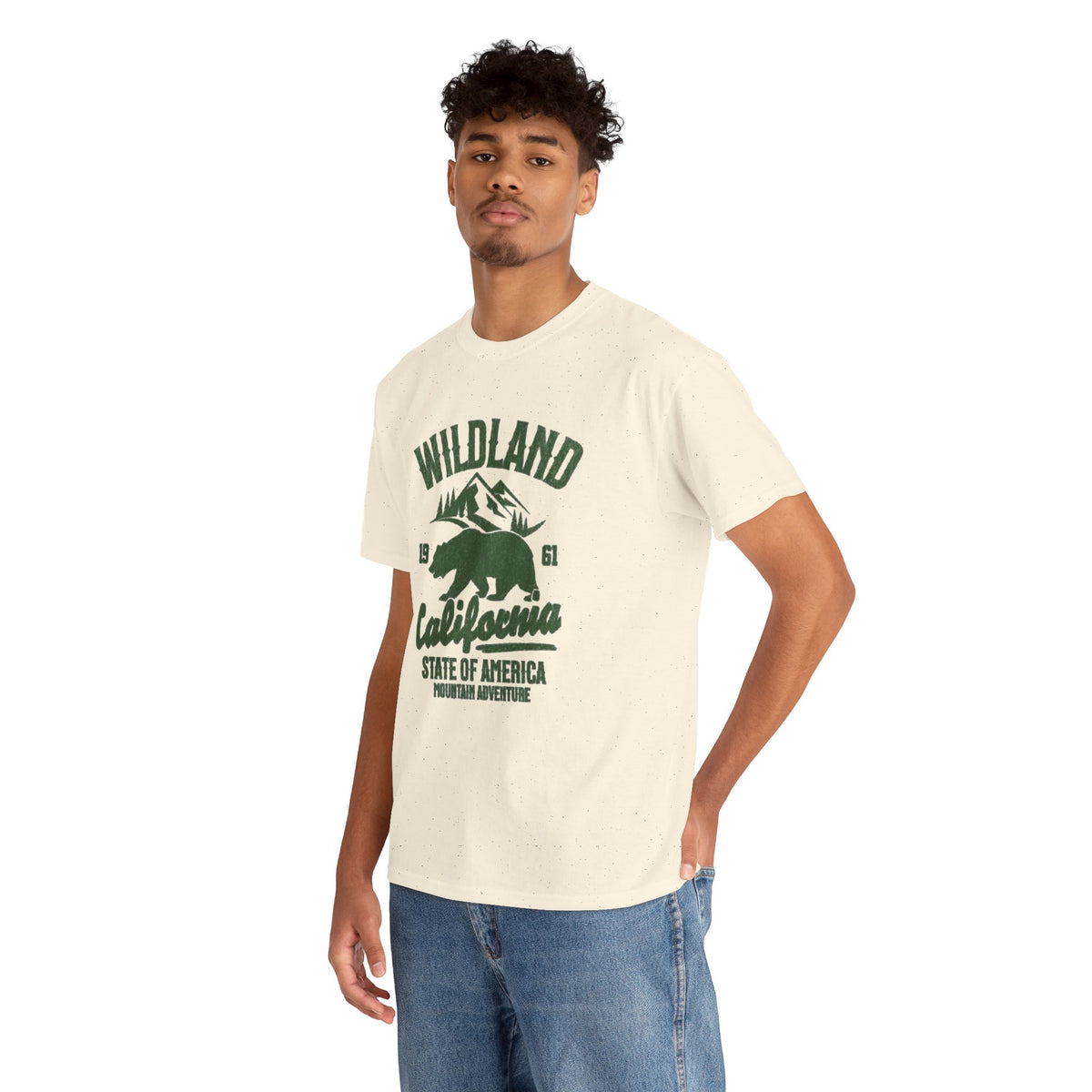 Wildland California Bear Outdoor Adventure Unisex Tee