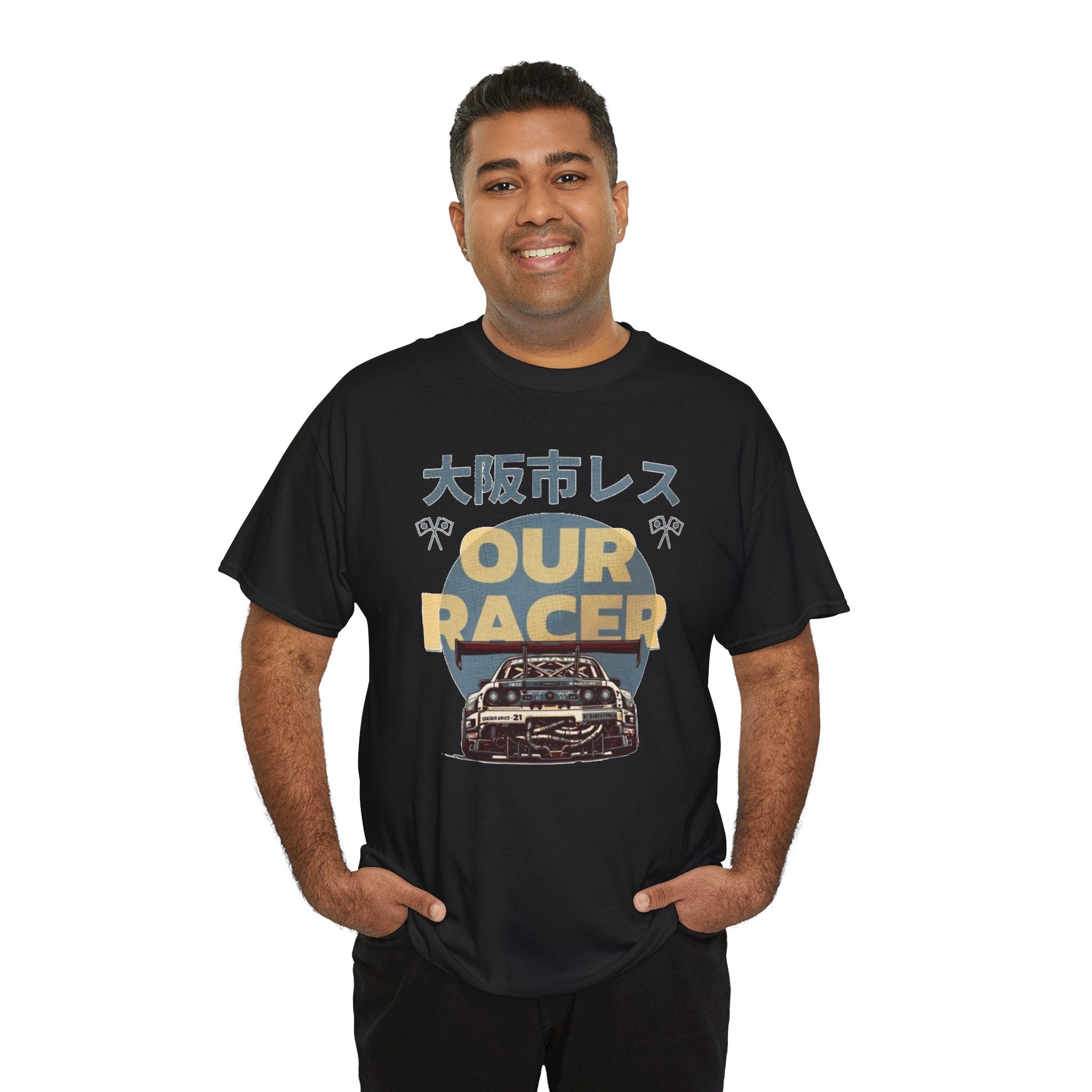 Racer Tee — Our Racer Japanese Racing Car Graphic Shirt