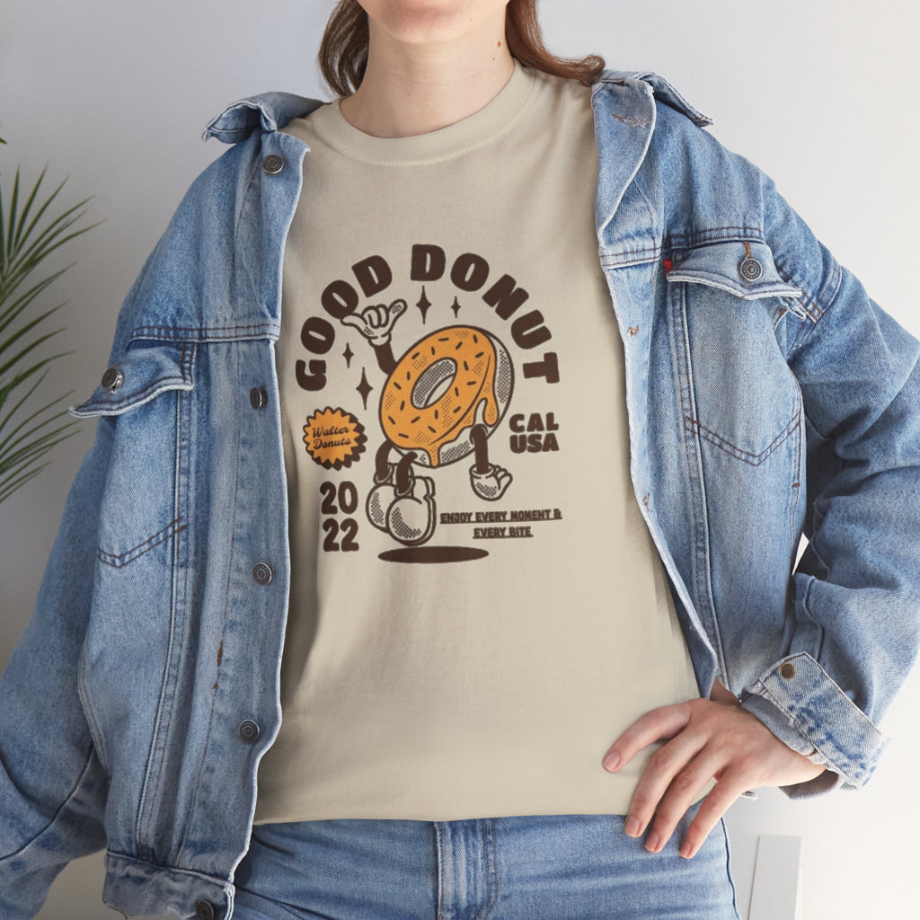 Donut Shop Tee — "Good Donut" Retro Cartoon Shirt