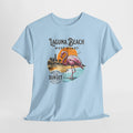 Laguna Beach West Coast Flamingo Sunset Tee