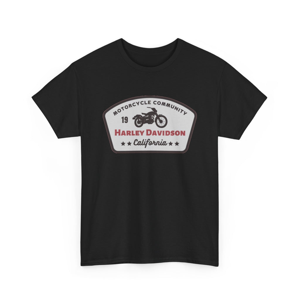 Harley Davidson Motorcycle Community Tee — California Badge Shirt