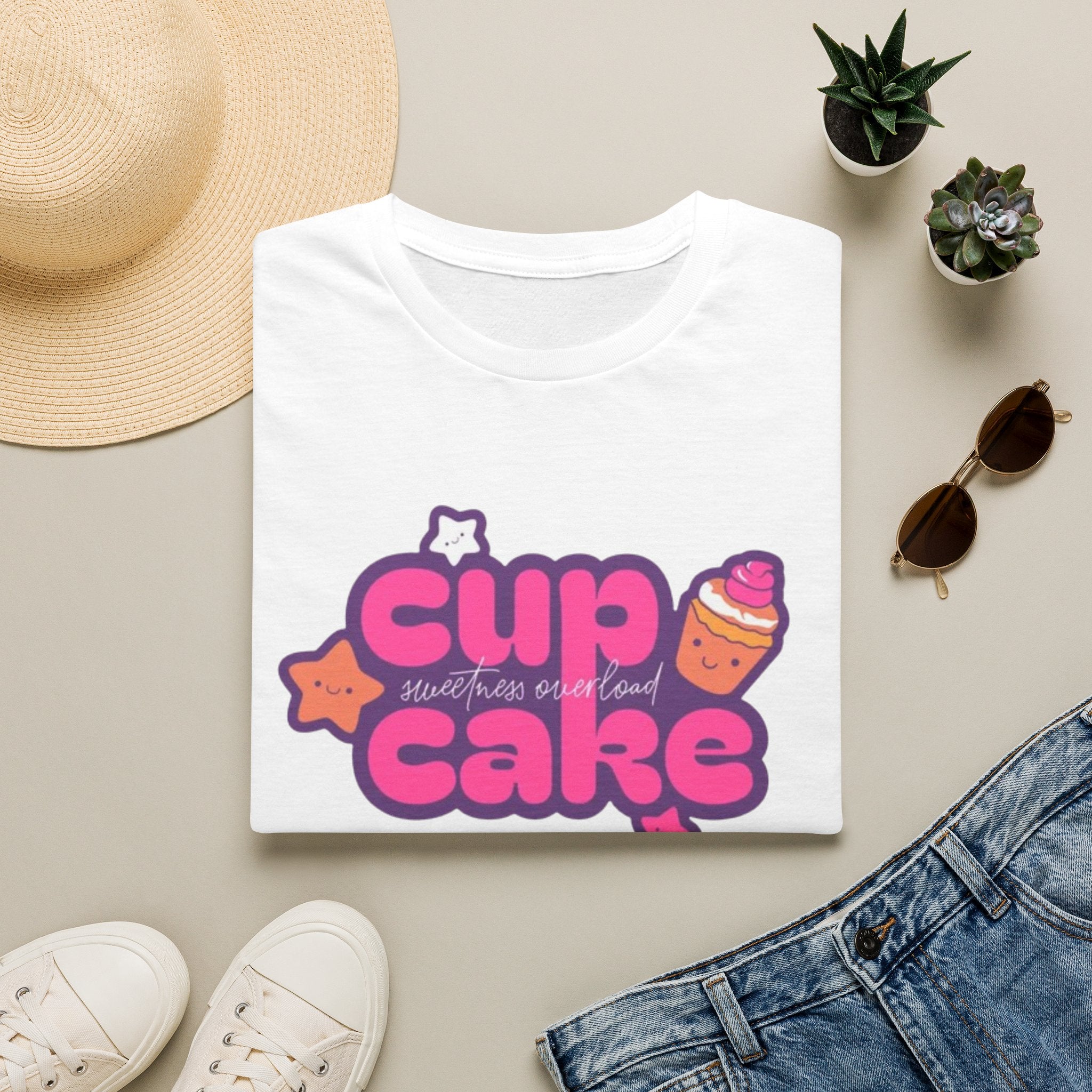 Cupcake Graphic T‑Shirt — Cute Sweetness Overload Design