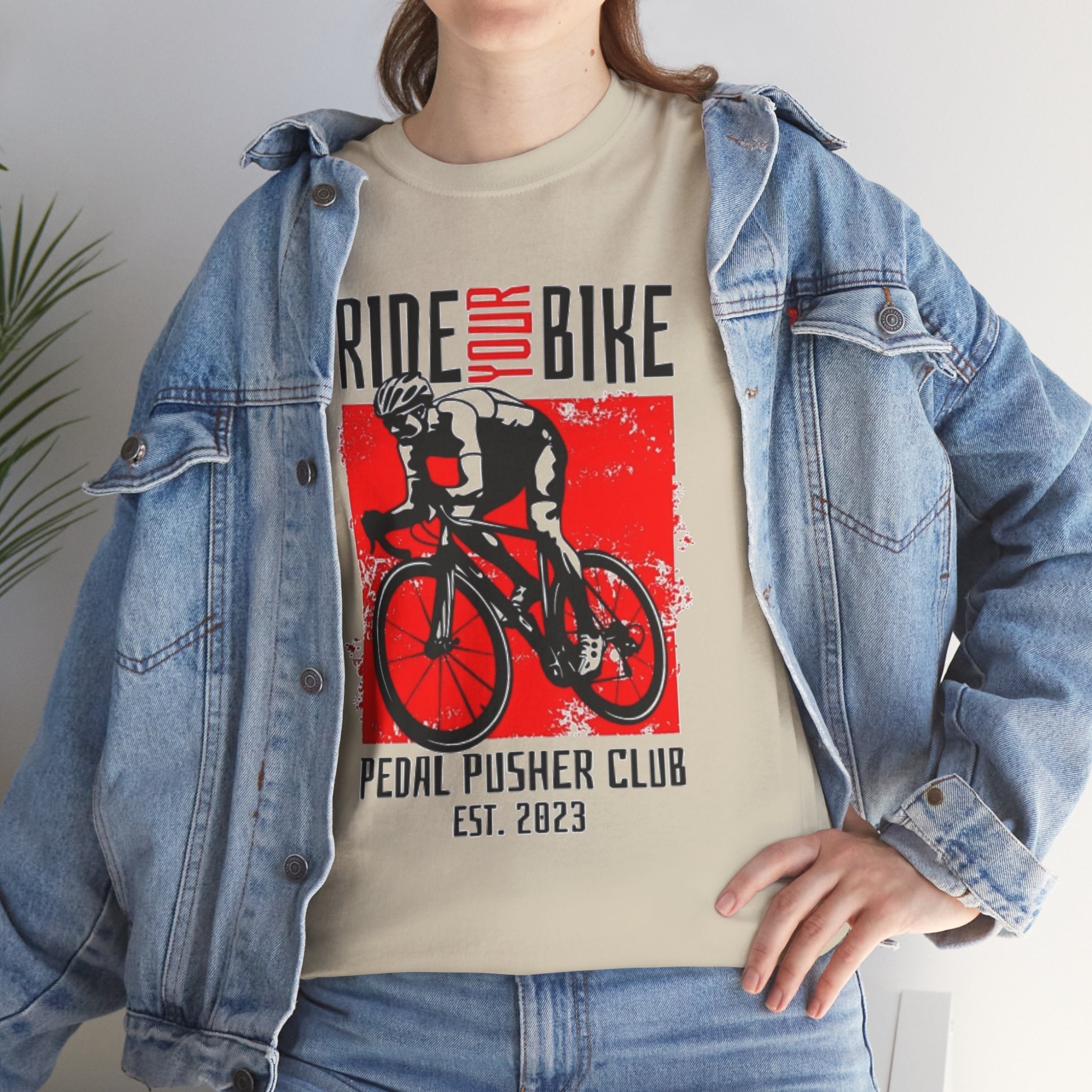 Ride Your Bike T-Shirt — Pedal Pusher Club Cycling Tee