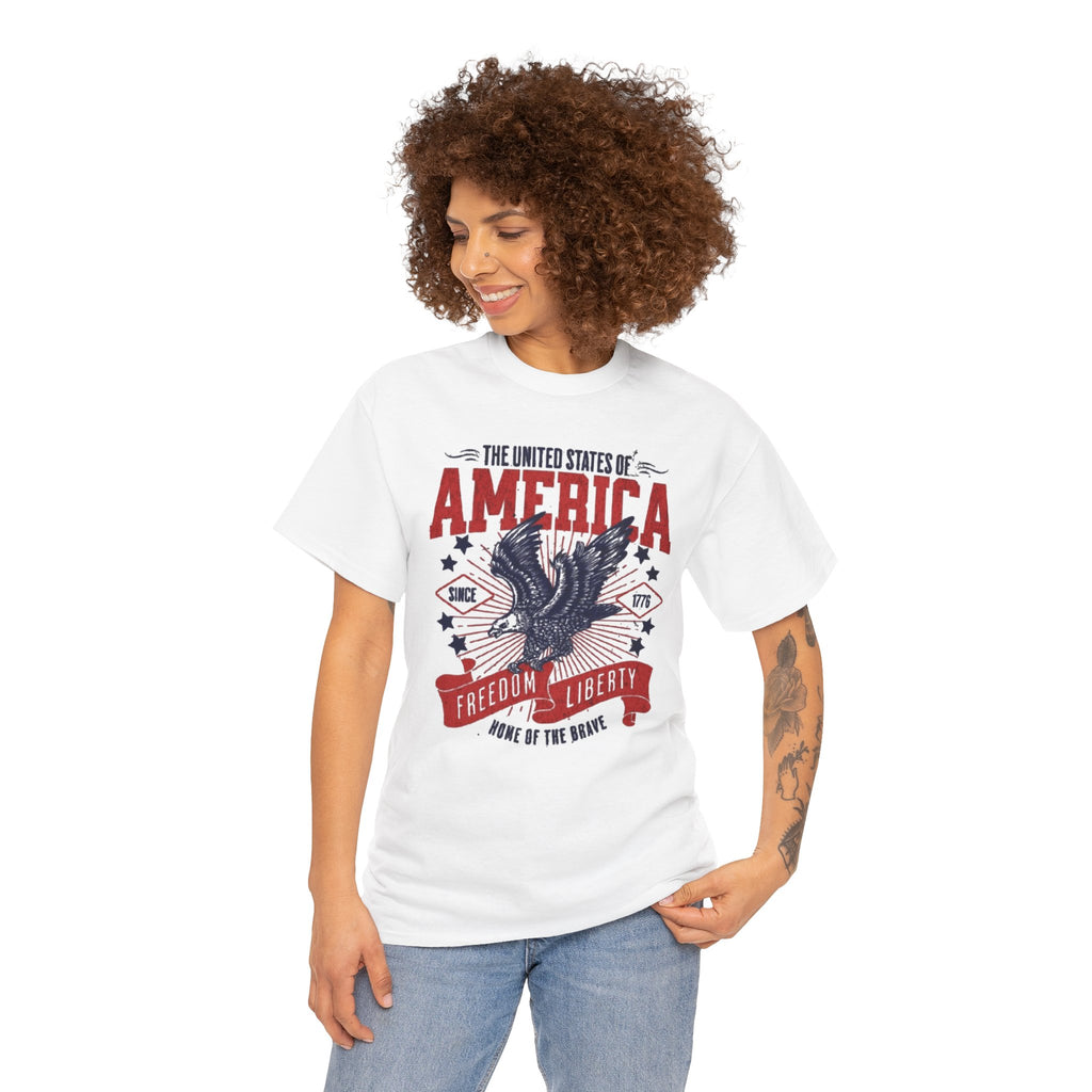America Eagle T-Shirt — Freedom & Liberty Patriotic Tee