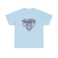No More Regrets Tee — Grunge Drip Smile Graphic T-Shirt